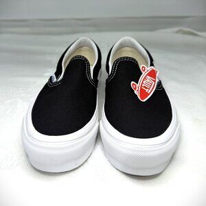 Vans VAULT OG Classic Slip On Premium Skate Shoe Black Size 4 Men/5.5 Women  New